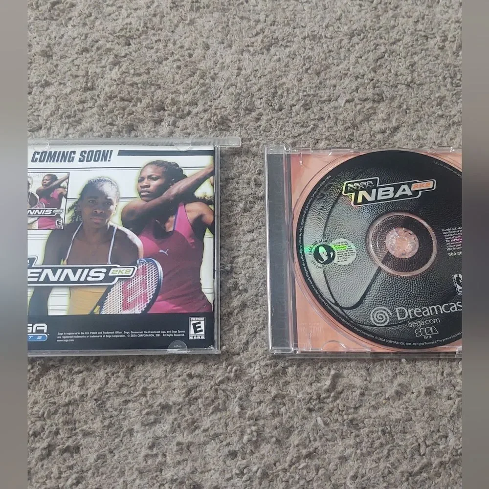 Sega Sports NBA 2K2 Dreamcast COMPLETE PRE-OWNED